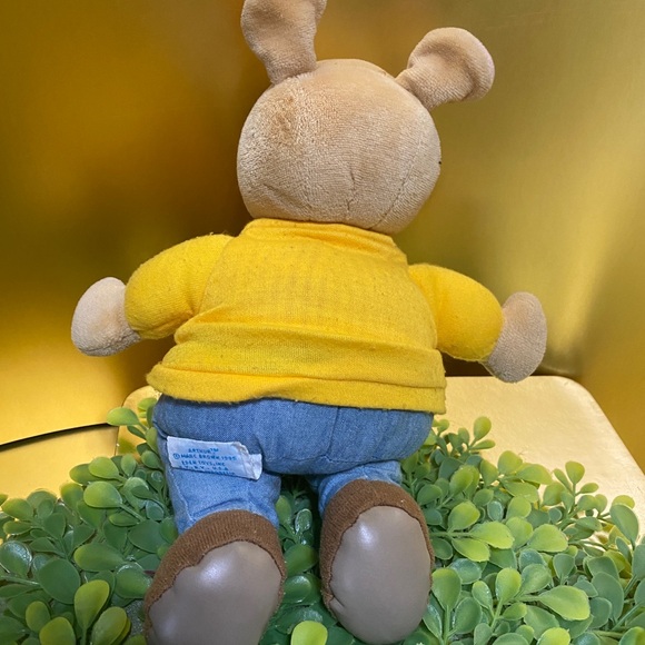ARTHUR CARTOON CHARACTER COLLECTIBLE PLUSH VINTAGE 1995 EDEN EMBROIDERED  10” - Picture 5 of 11